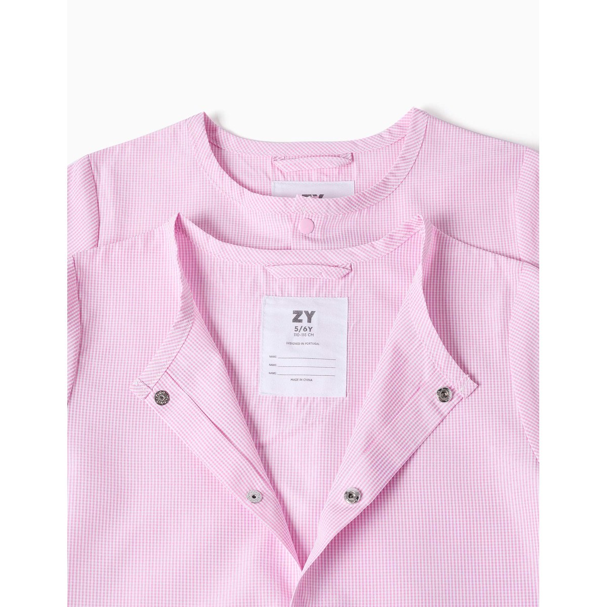 Lot de 2 tabliers d'école avec Monstres des Émotions rose clair, ZIPPY
