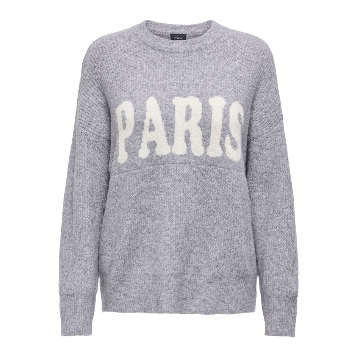 Pull En Maille grey melange 1, ONLY