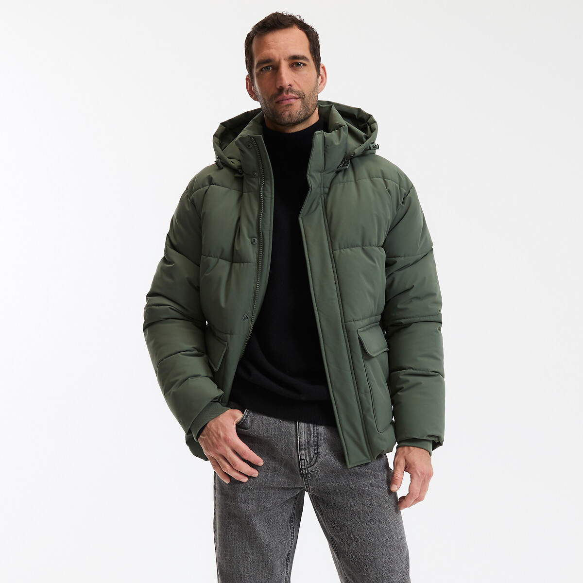 Doudoune puffy vert kaki, LA REDOUTE COLLECTIONS