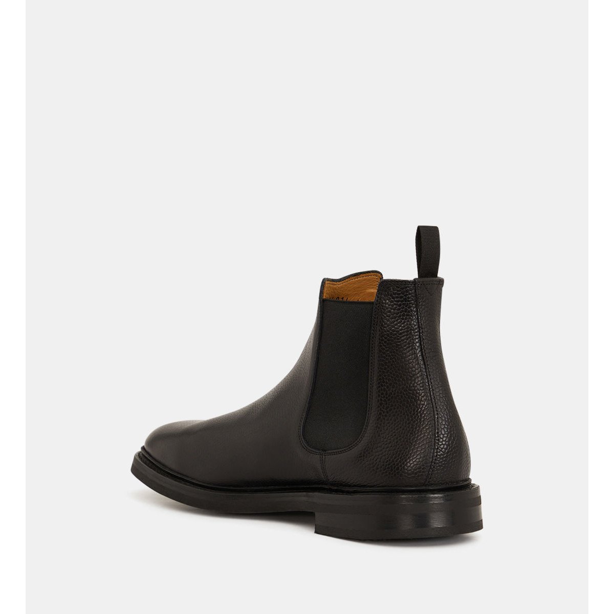 Bottines chelsea châtelet en cuir goodyear noir, COMPTOIR GL