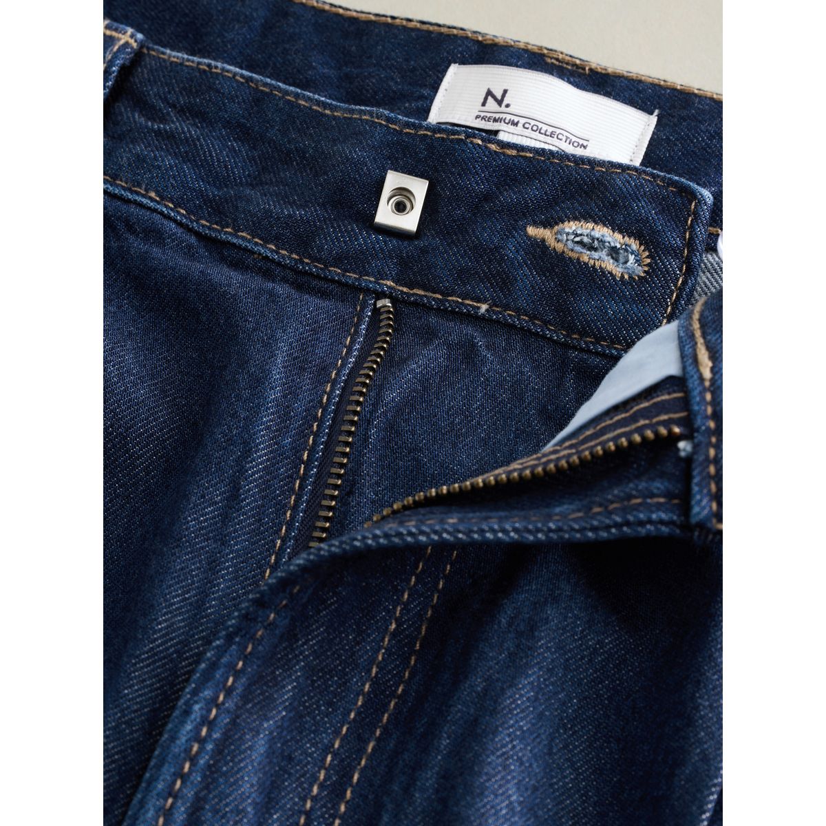 Jean large palazzo n. premium délavage bleu, NEXT