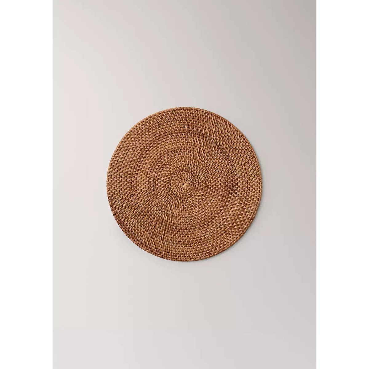 Set de table rond en rotin marron, MANGO HOME