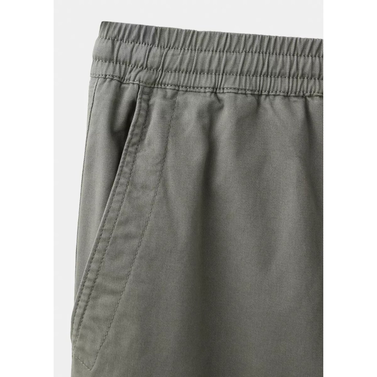 Pantalon droit cordon kaki, MANGO TEEN