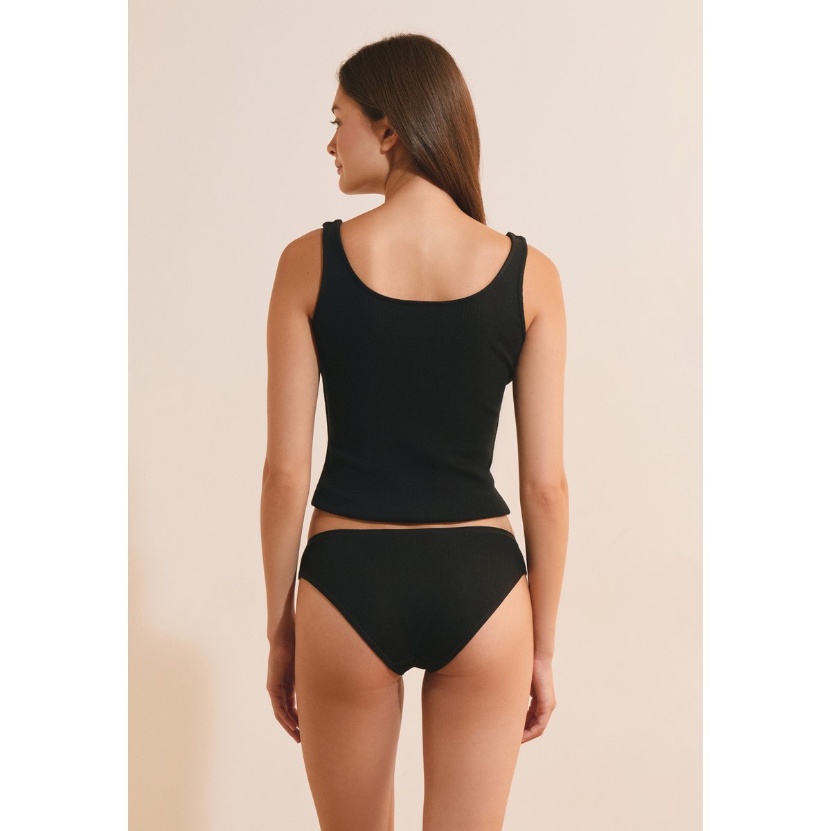 Lot de 3 culottes en coton JOHN noir, ETAM