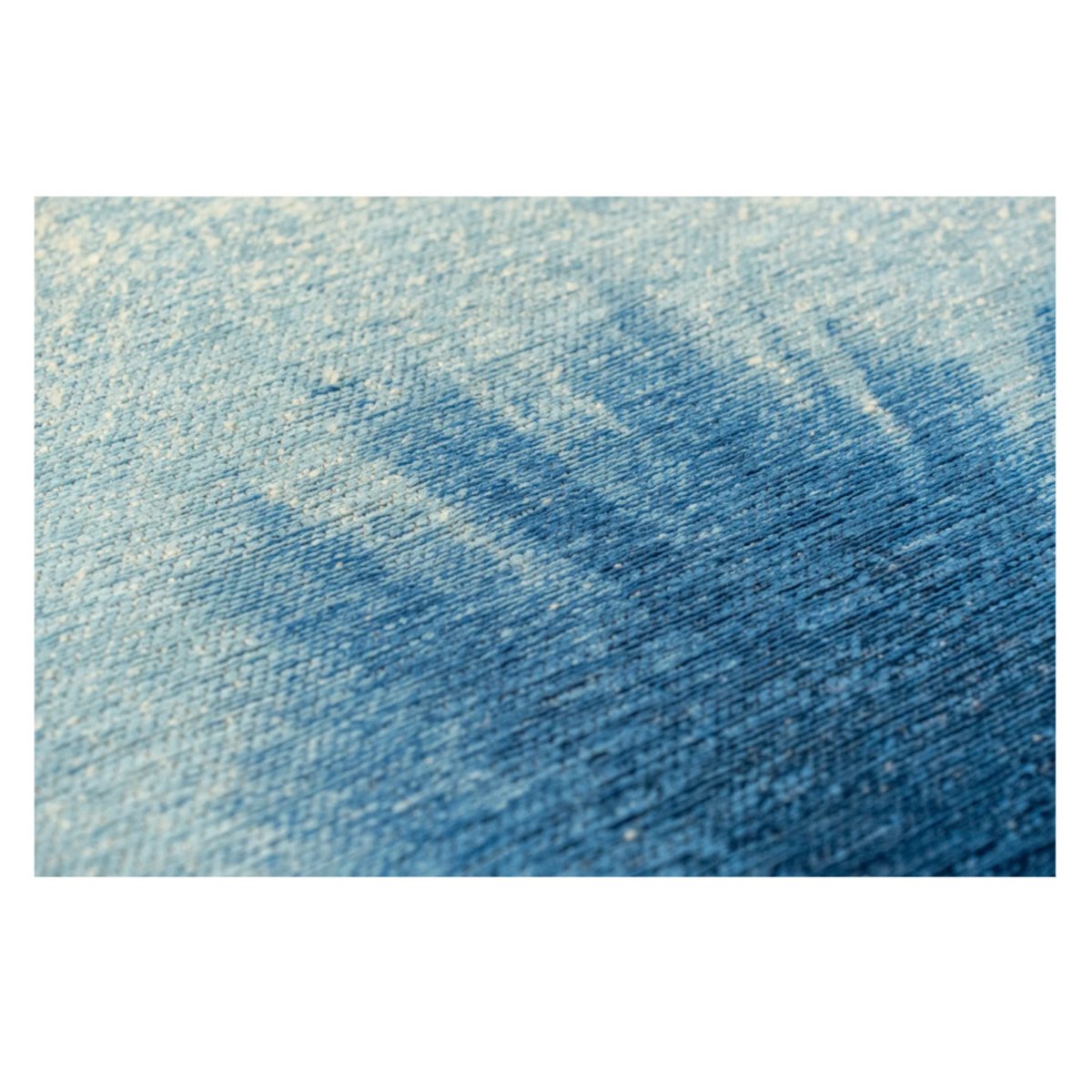 Tapis moderne tissé plat GLOBE bleu, NOVATREND