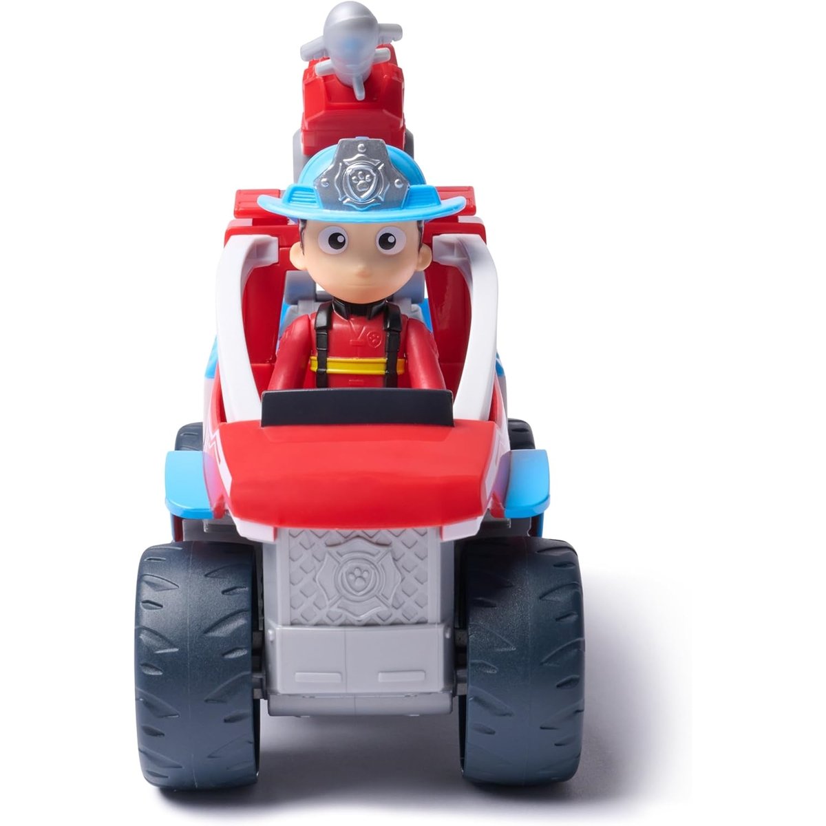 PAW Patrol - Fire Rescue - Ryder avec véhicule de secours rouge, SPIN MASTER