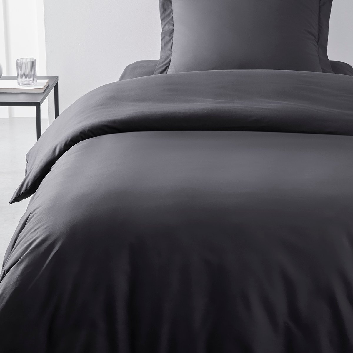 Housse de couette en coton BIO ORGANIC gris anthracite, TODAY