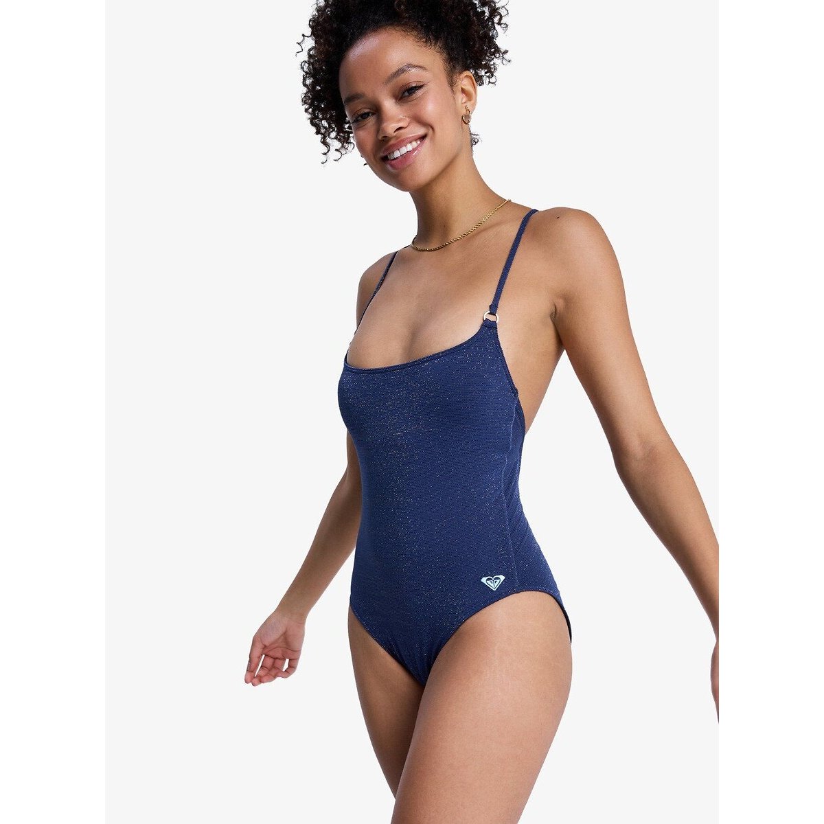 Maillot de bain 1 pièce ROXY SHINE bleu indigo, ROXY