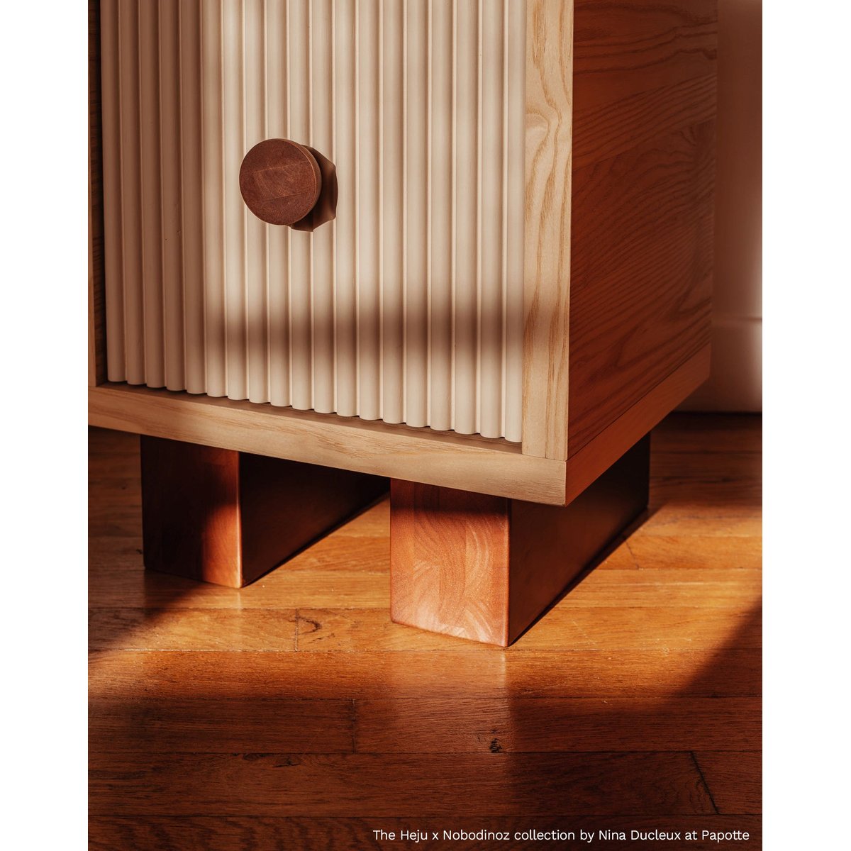 Table de nuit Heju x Nobodinoz wood, NOBODINOZ