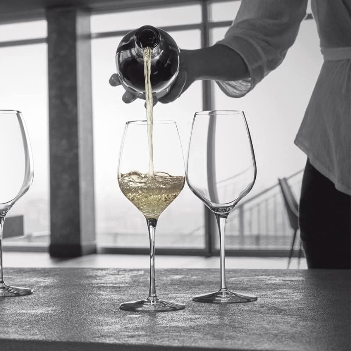 Lot de 6 verres à vin rouge, TRE SENSI transparent, BORMIOLI ROCCO