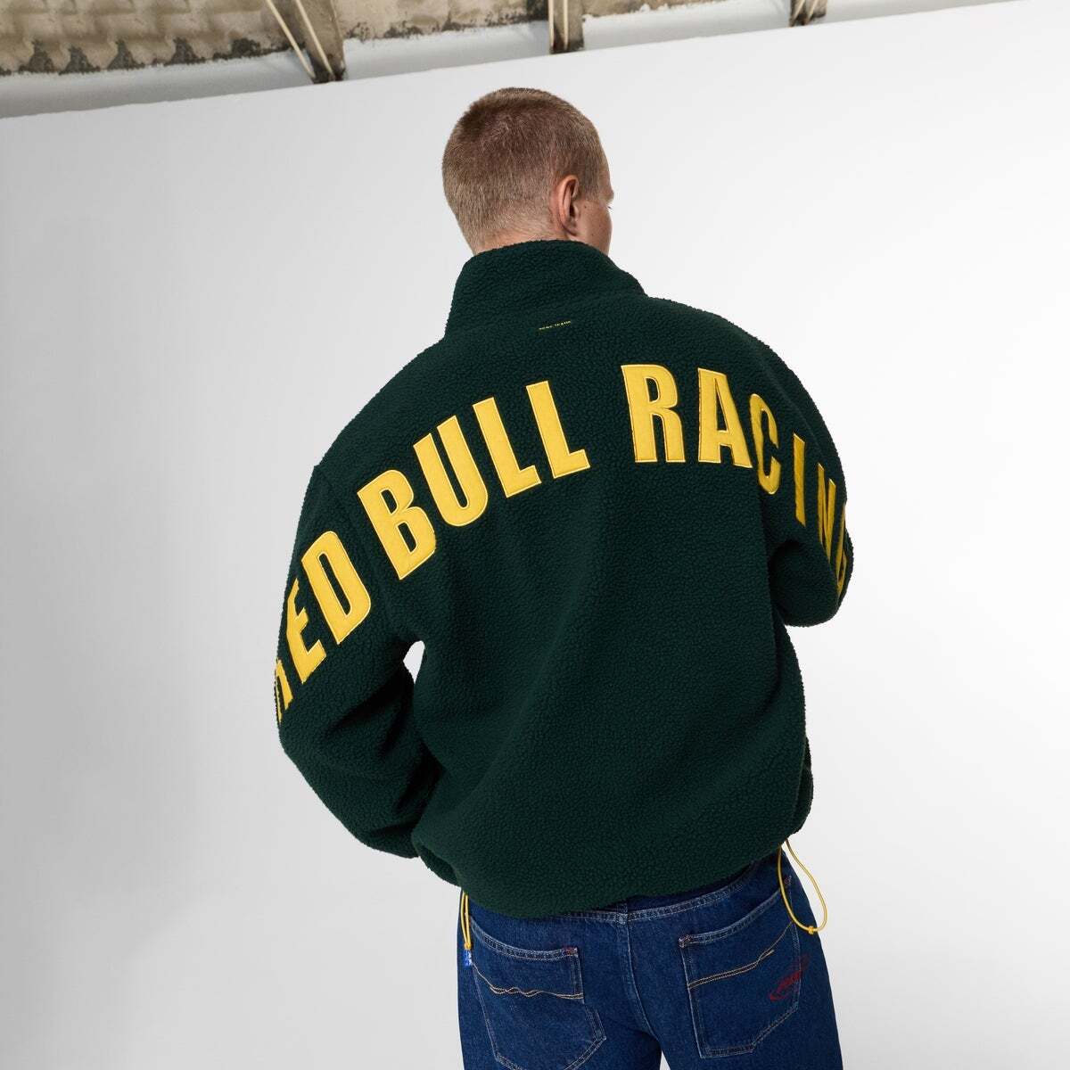 Red Bull Racing Sweat En Molleton À Fermeture Éclair vert foncé, PEPE JEANS