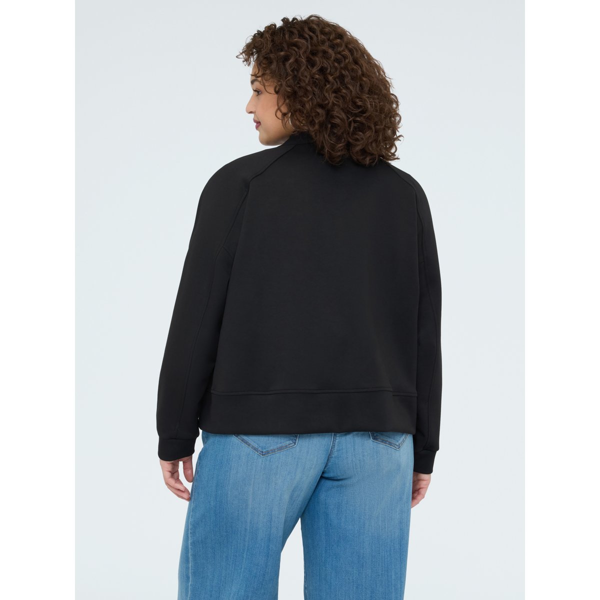Sweat ouvert noir, FIORELLA RUBINO