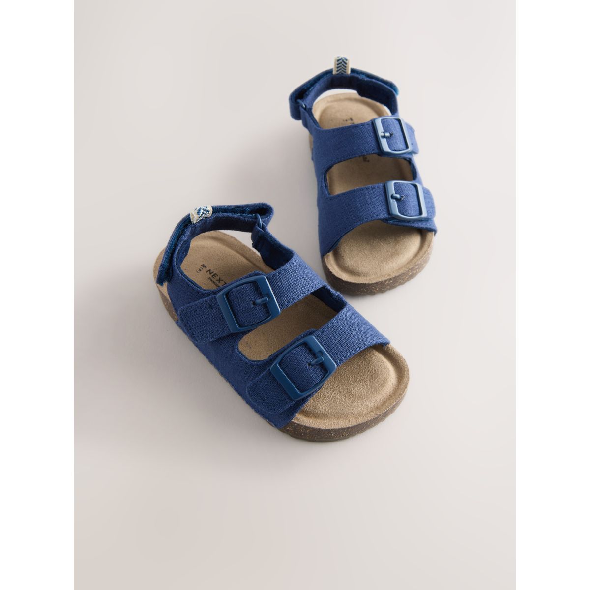 Sandales à double boucle bleu/bleu marine, NEXT