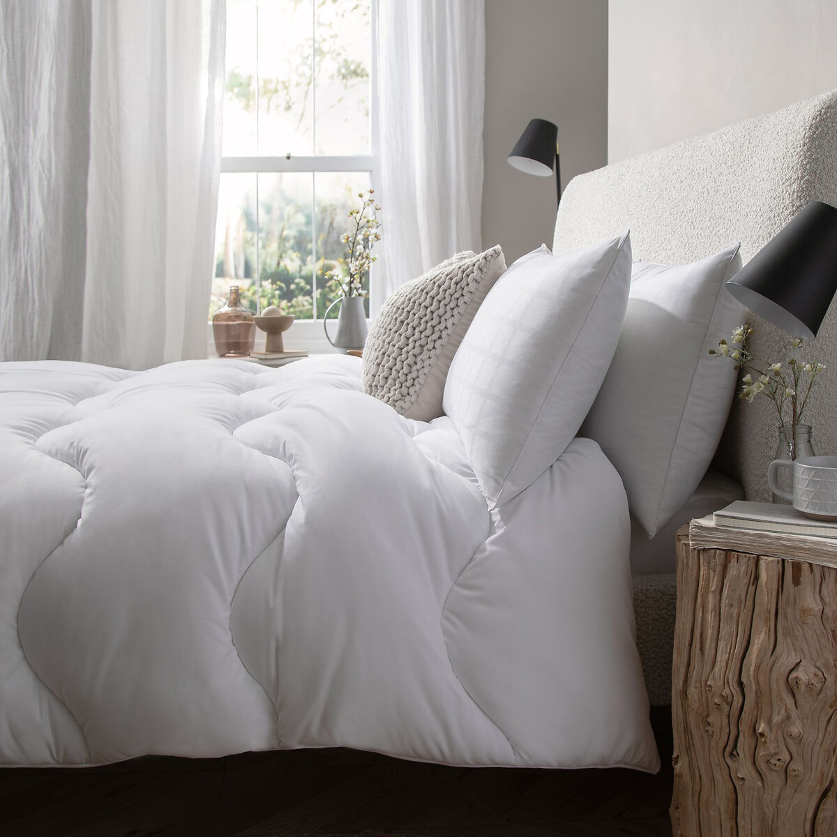 Allergy Defence 4.5 Tog Hypoallergenic Duvet white, THE FINE BEDDING COMPANY