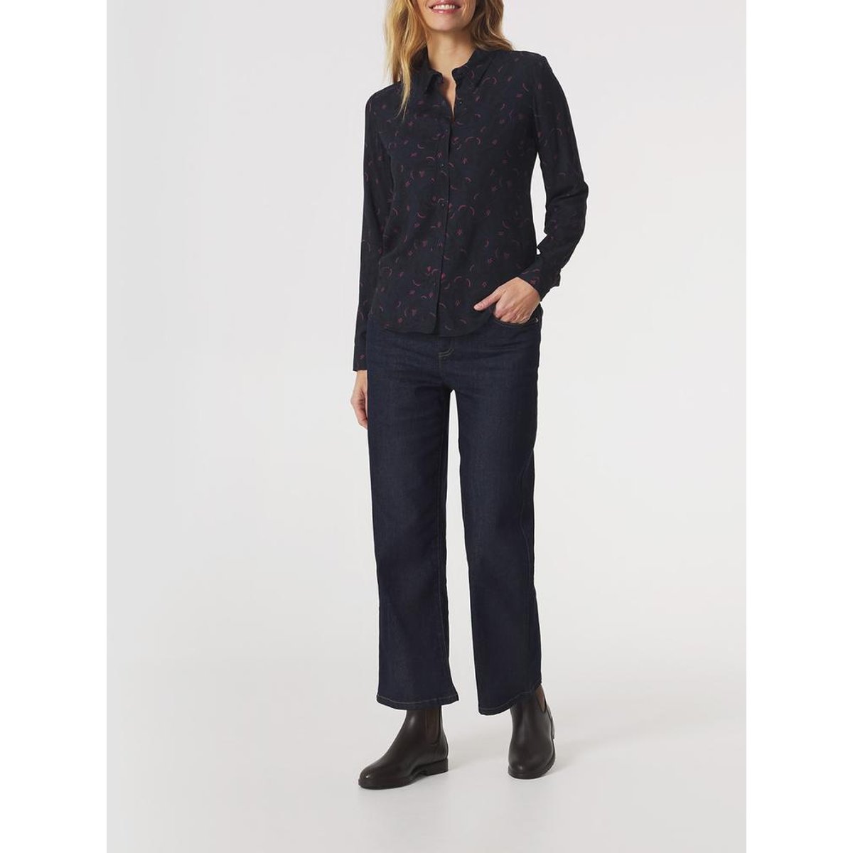 Chemise manches longues PAJARCHE19032 marine, TBS