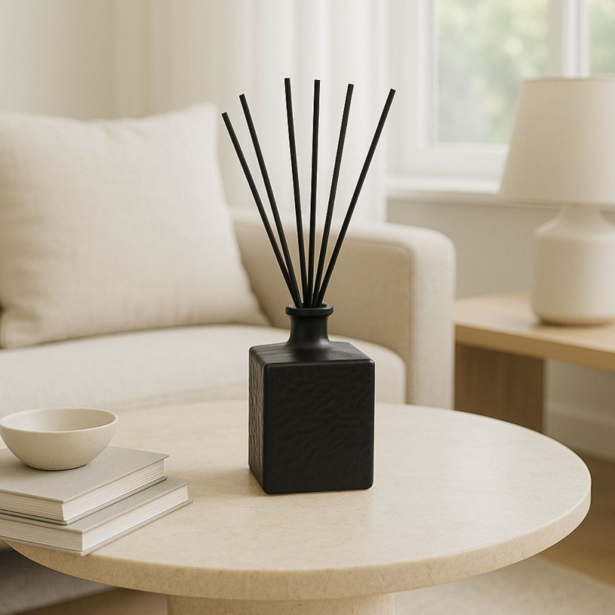 Diffuseur d'odeur design "Hiver boisé" 350ml noir, ORNAMI