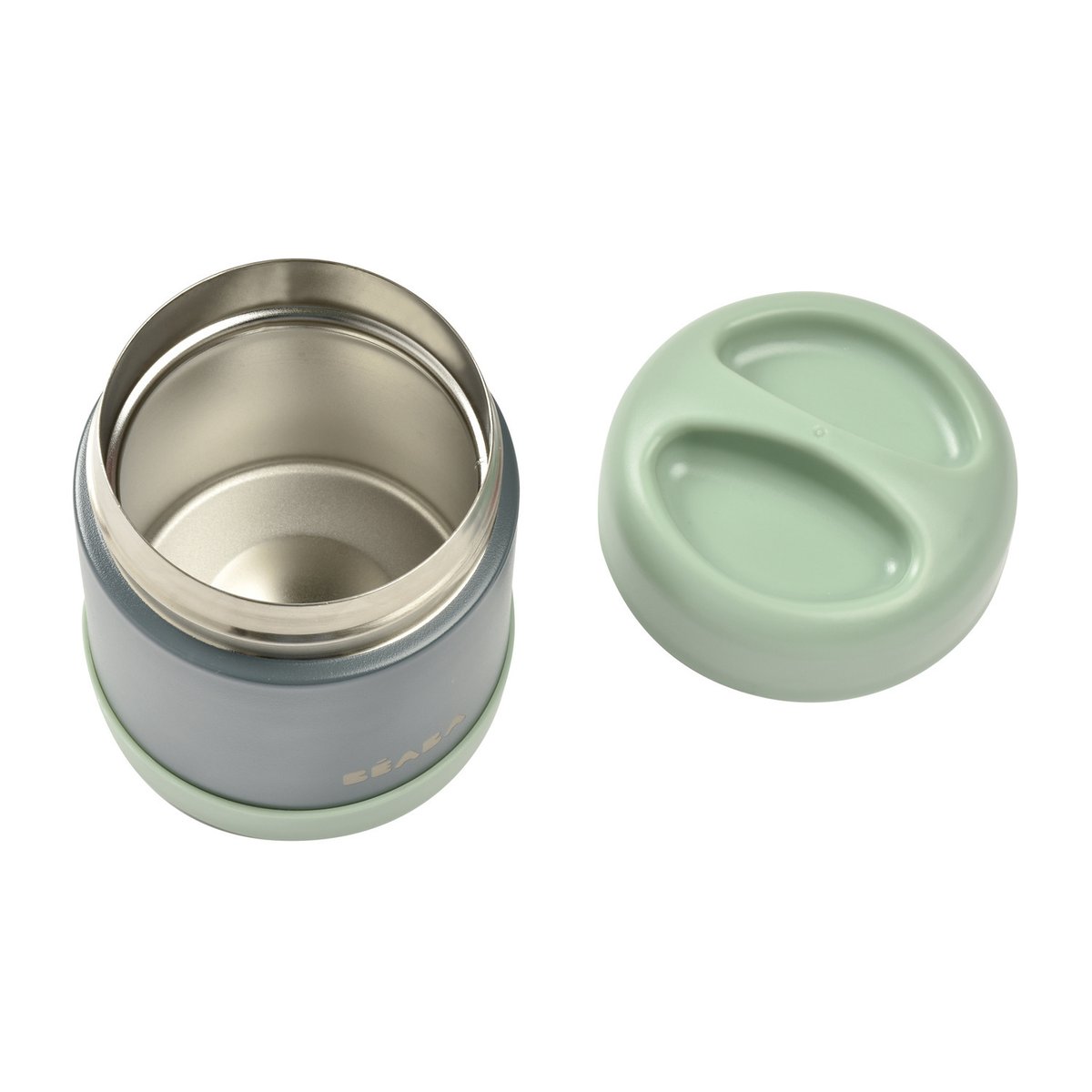 Thermos alimentaire gris, vert sauge, BEABA