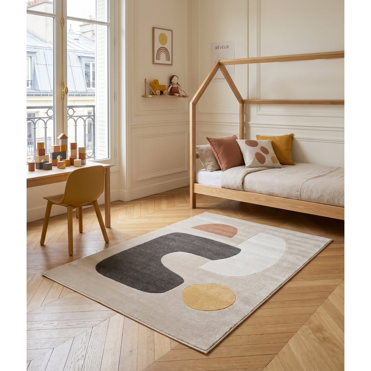 Tapis doux pour un intérieur design ASTER palette colorée, AFK LIVING