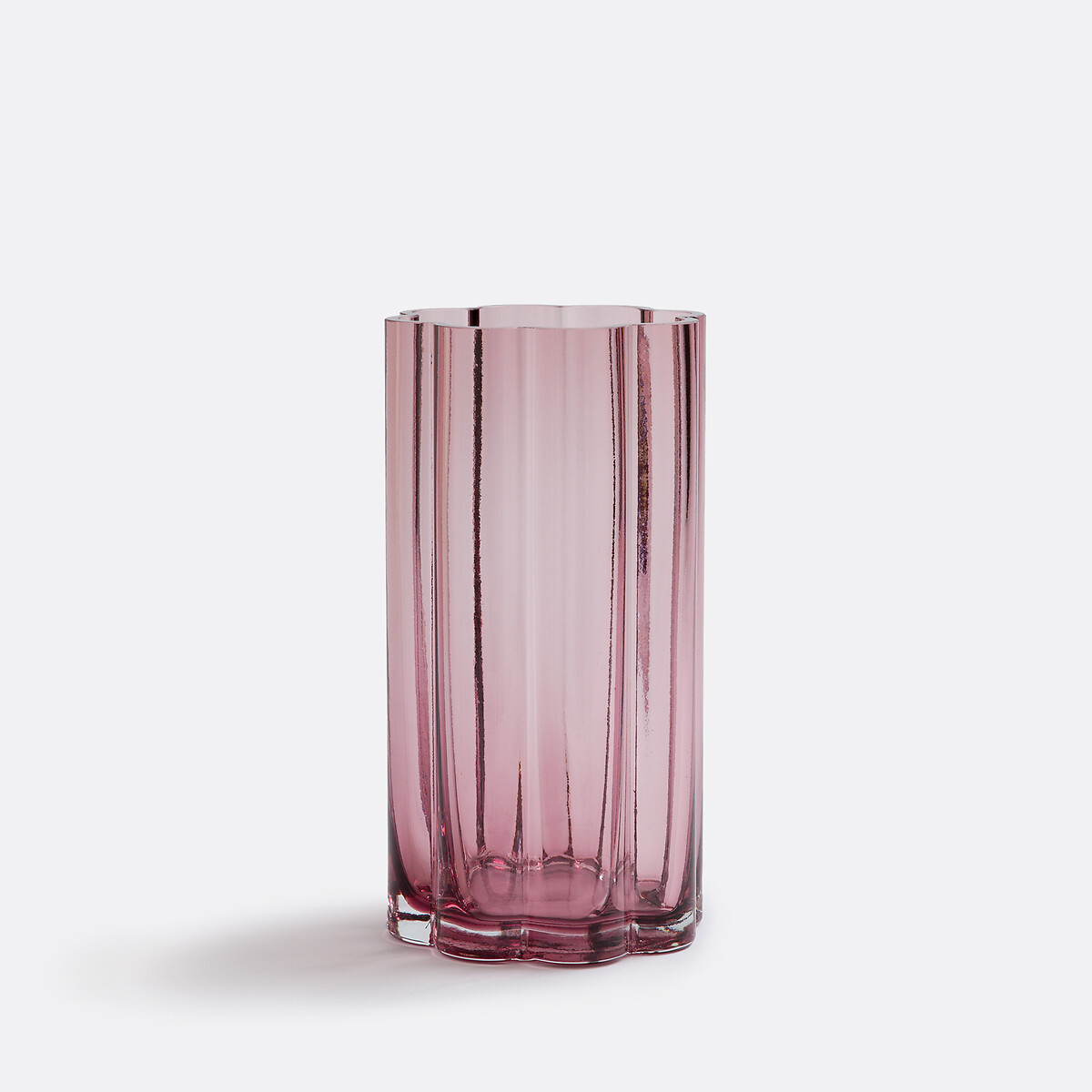Vase en verre transparent H25 cm, Helia rose, LA REDOUTE INTERIEURS