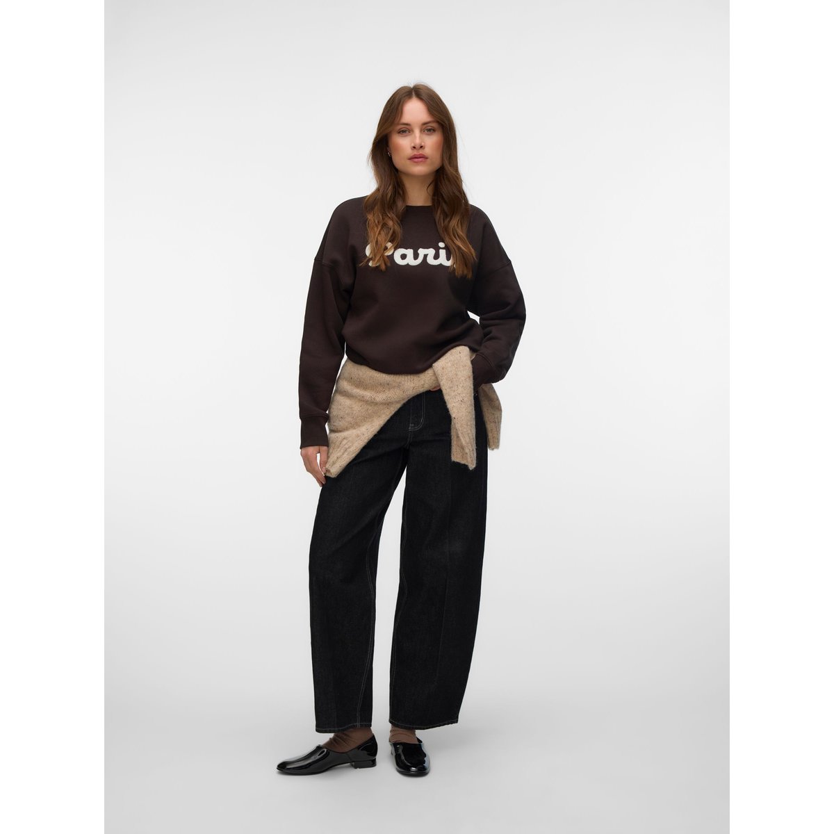 Sweat-Shirt chocolate torte, VERO MODA