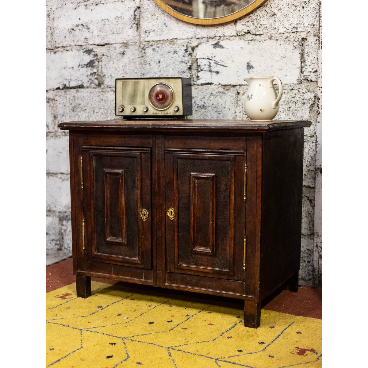 Buffet au style campagne Gilbert N°1935 - Bon état bois foncé, DEBONGOUT