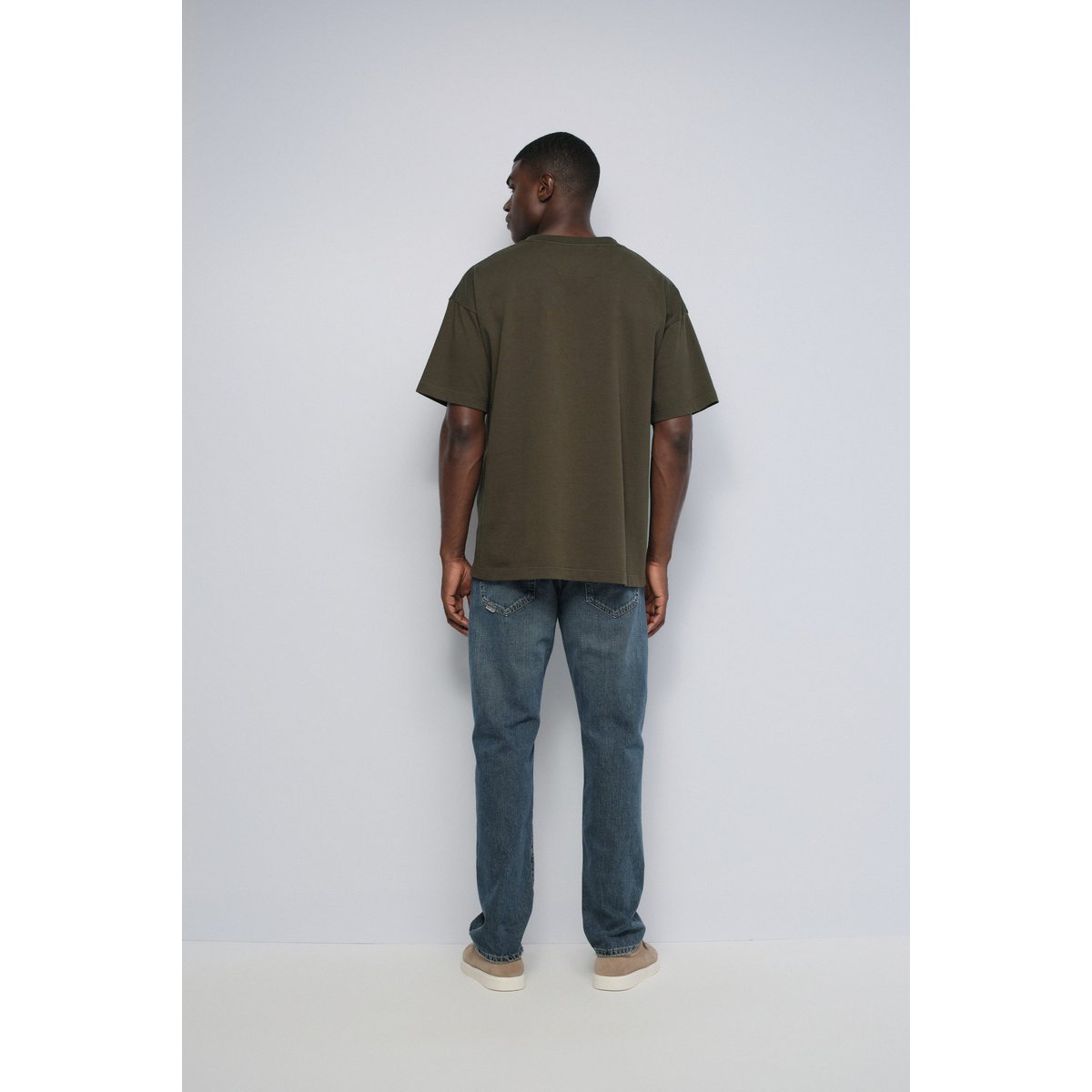 T-SHIRT AVEC BRANDING vert kaki, SALSA JEANS