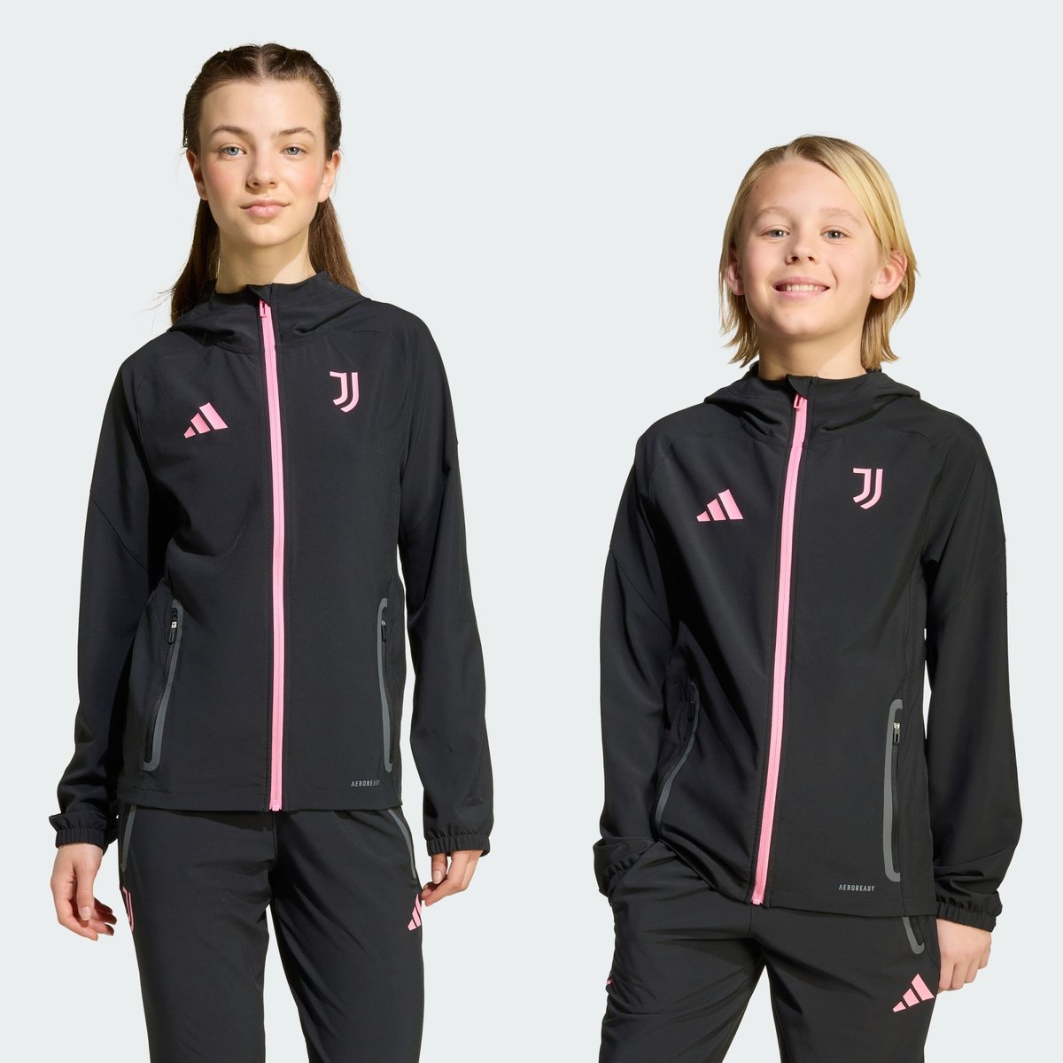 Veste De Voyage Juventus Tiro 25 Competition Vis Tech Veste De Voyage Juventus Tiro 25 Competition Vis Tech black / bliss pink, adidas Performance