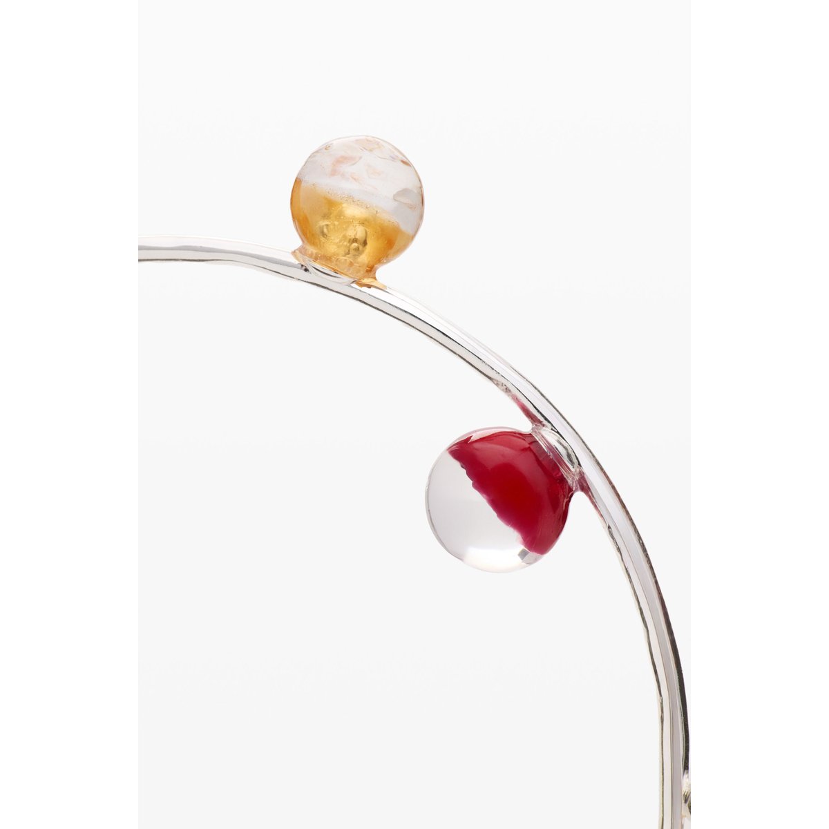 Boucles d’oreilles sphères zalio noir, DESIGUAL
