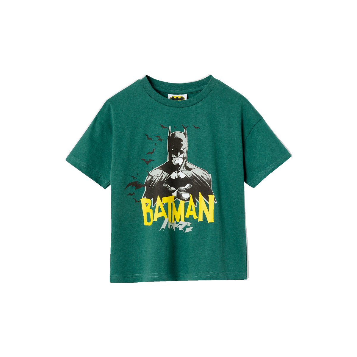 T-shirt DC Comics® Dark Batman manches courtes vert sapin, VERTBAUDET
