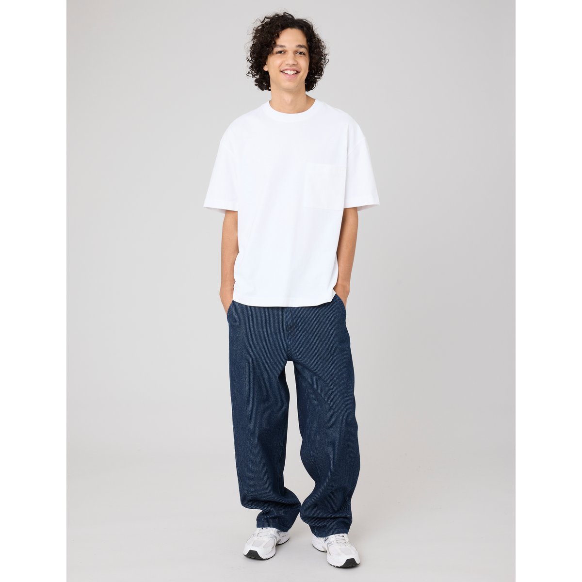 Jean skater fantaisie bleu moyen, BZB