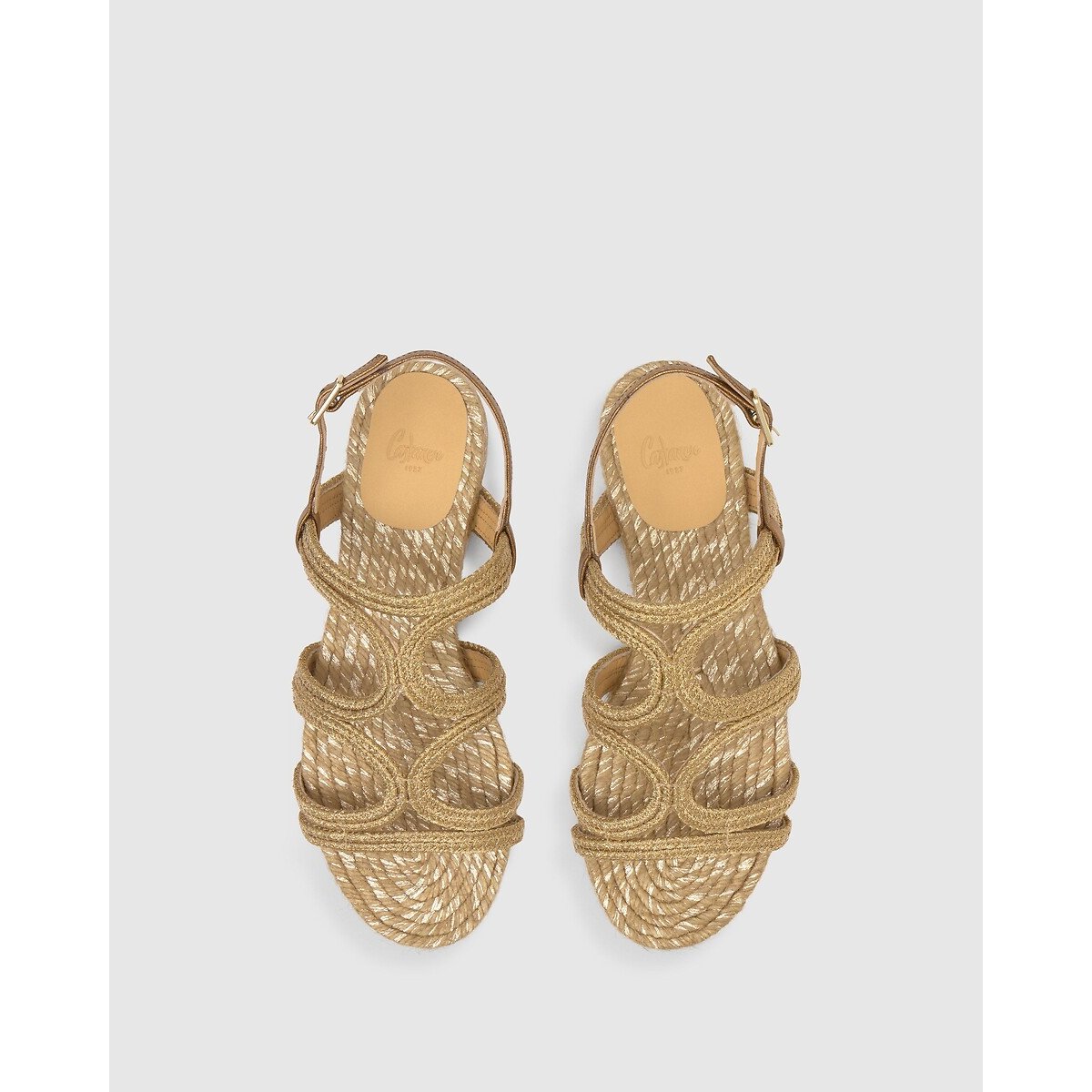 Pitra Flat Sandals gold-coloured, CASTANER