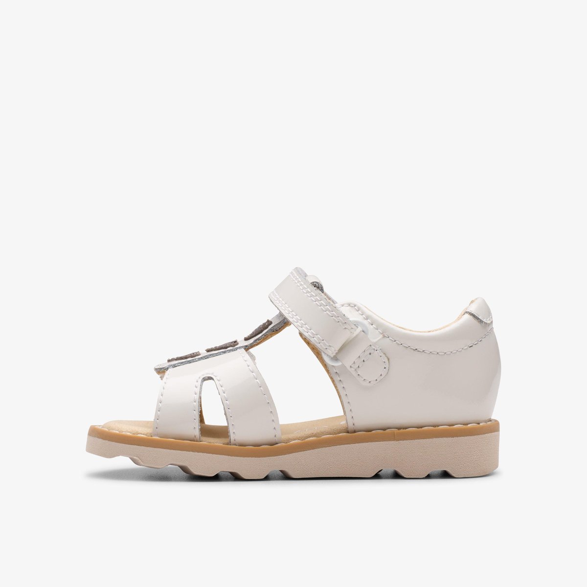 Sandales Brevet CROWN SKIP T blanc, CLARKS