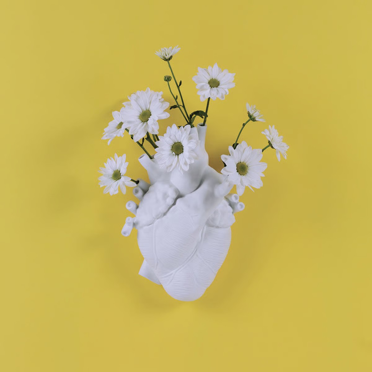 Vase LOVE IN BLOOM blanc, SELETTI