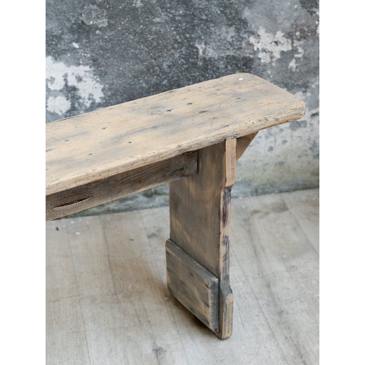 Banc en bois Antoine N°540 - Bon état bois clair, DEBONGOUT