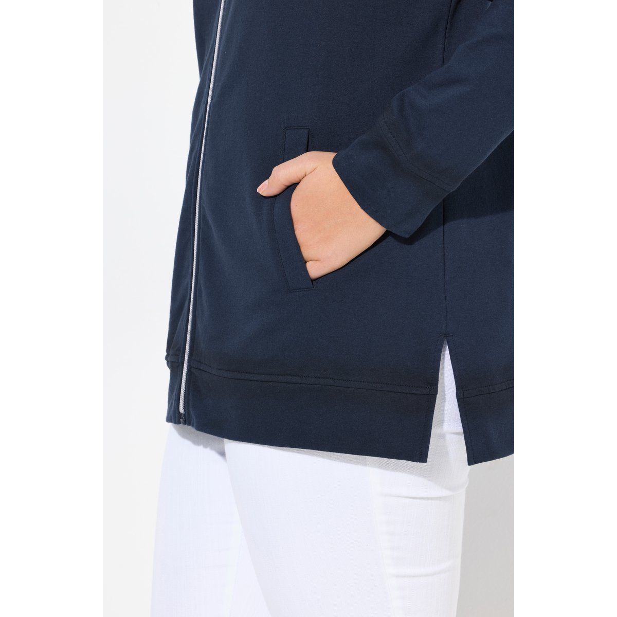 Veste à capuche. Manches longues. Effet « marine, ULLA POPKEN