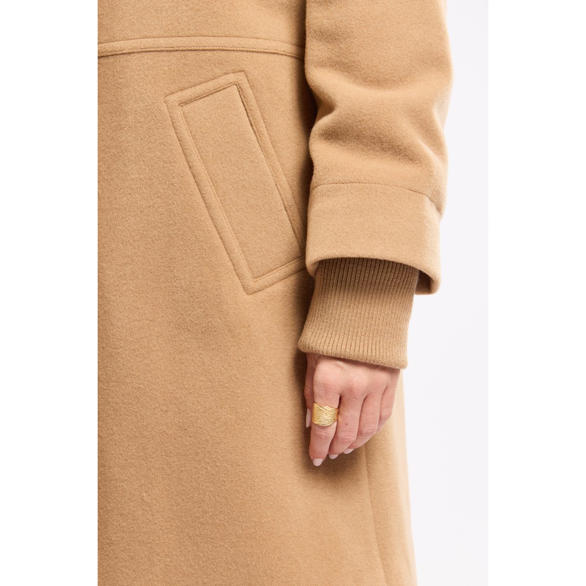Duffle coat - drap de laine irish cream, ARMOR-LUX
