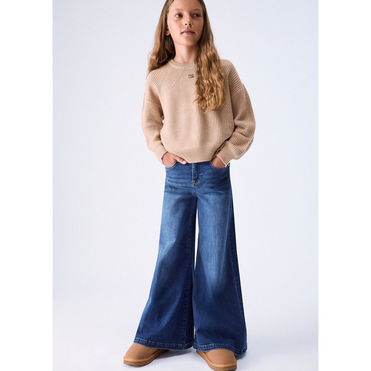 Maille en mélange de laine beige, LIU JO