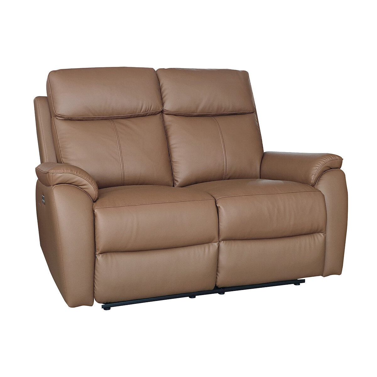 Kingsmere Power Recliner 2 Seater Leather Sofa tan, ASPIRE