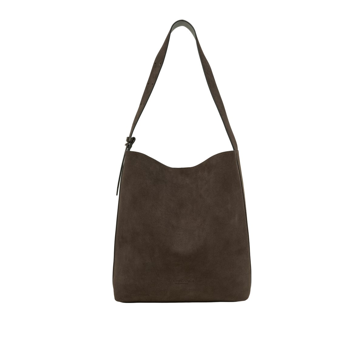 Hobo Bag moyen avec pochette intérieure amovible marron foncé, MARC O'POLO
