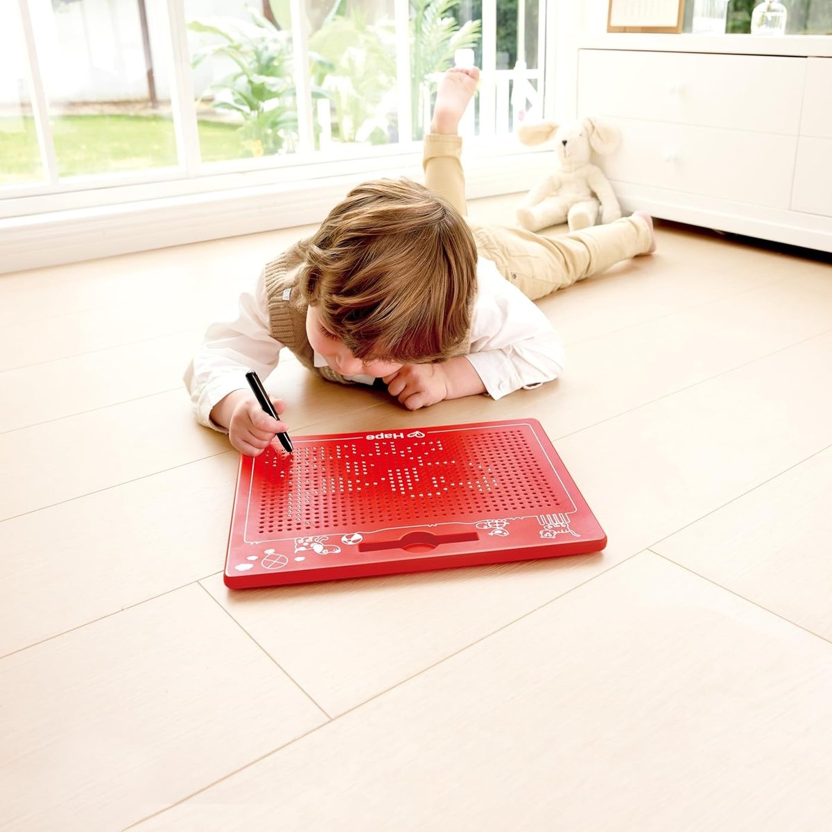 Grande tablette magnétique rouge rouge, HAPE