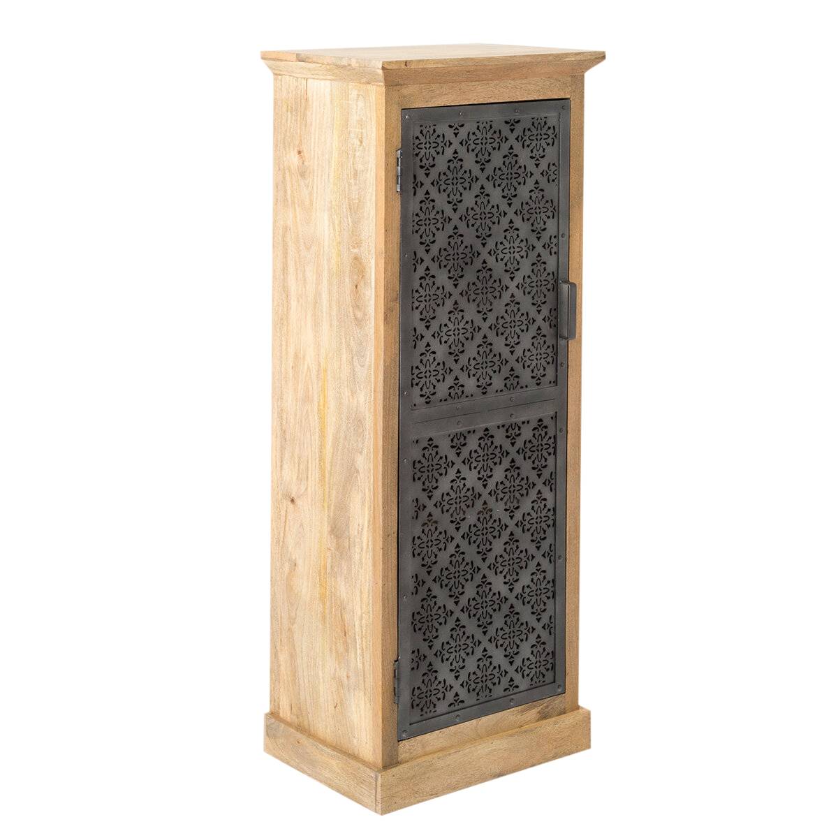Meuble de rangement en bois de manguier SAHARA gris, MADE IN MEUBLES