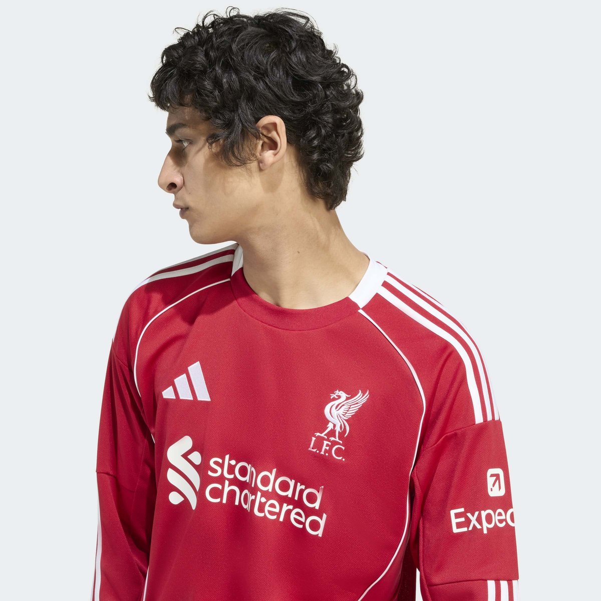 Maillot Manches Longues Domicile Liverpool Fc 25/26 Maillot Manches Longues Domicile Liverpool Fc 25/26 strawberry red, adidas Performance