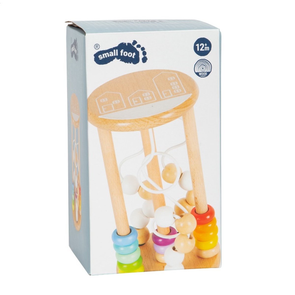 Jouet de motricité Arc en ciel beige, SMALL FOOT COMPANY