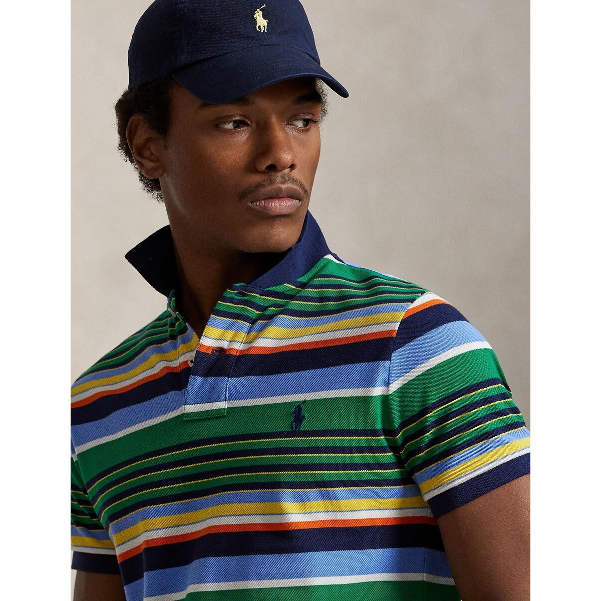 Polo met korte mouwen veelkleurig groen, POLO RALPH LAUREN