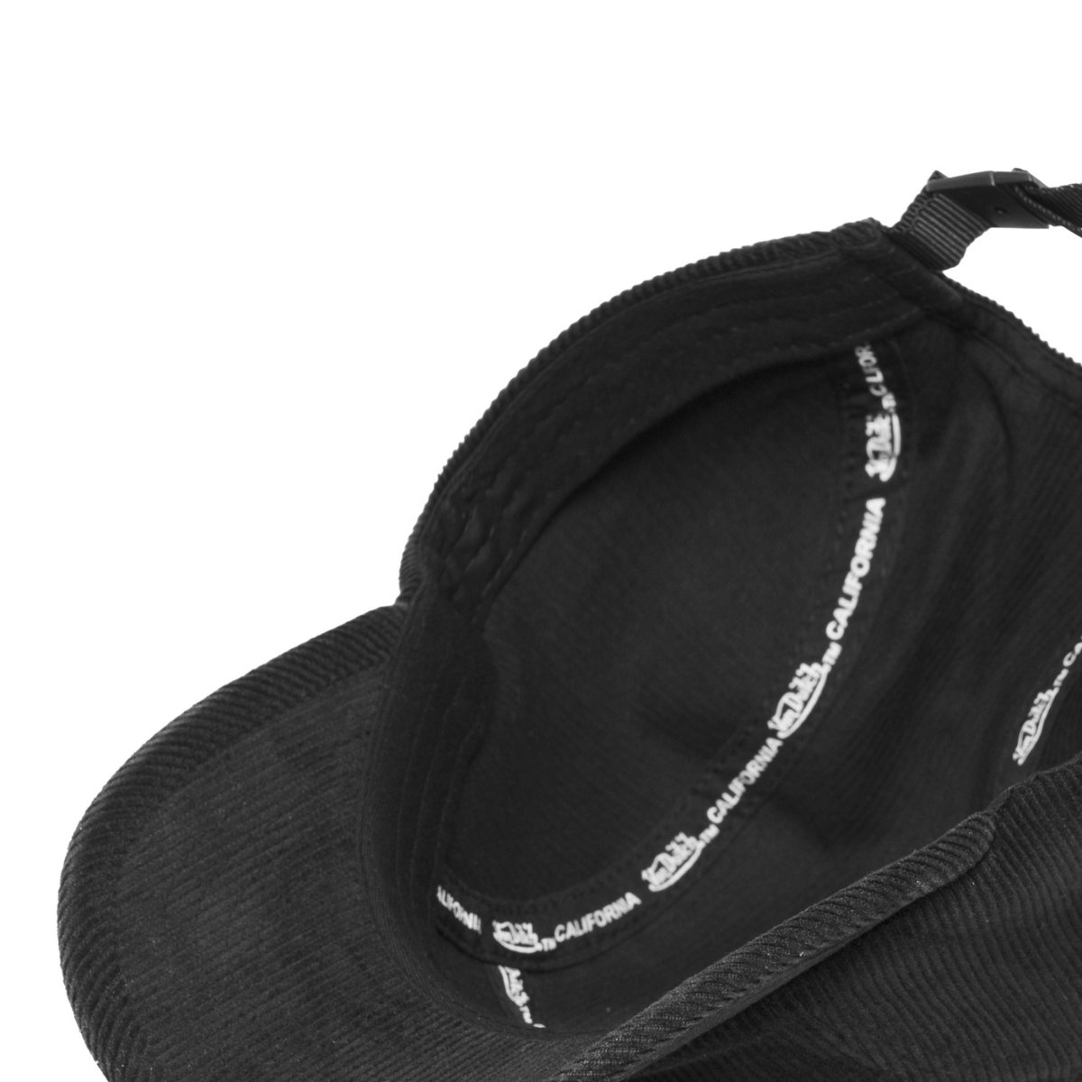 Casquette 5 panels VELVET noir/blanc, VON DUTCH