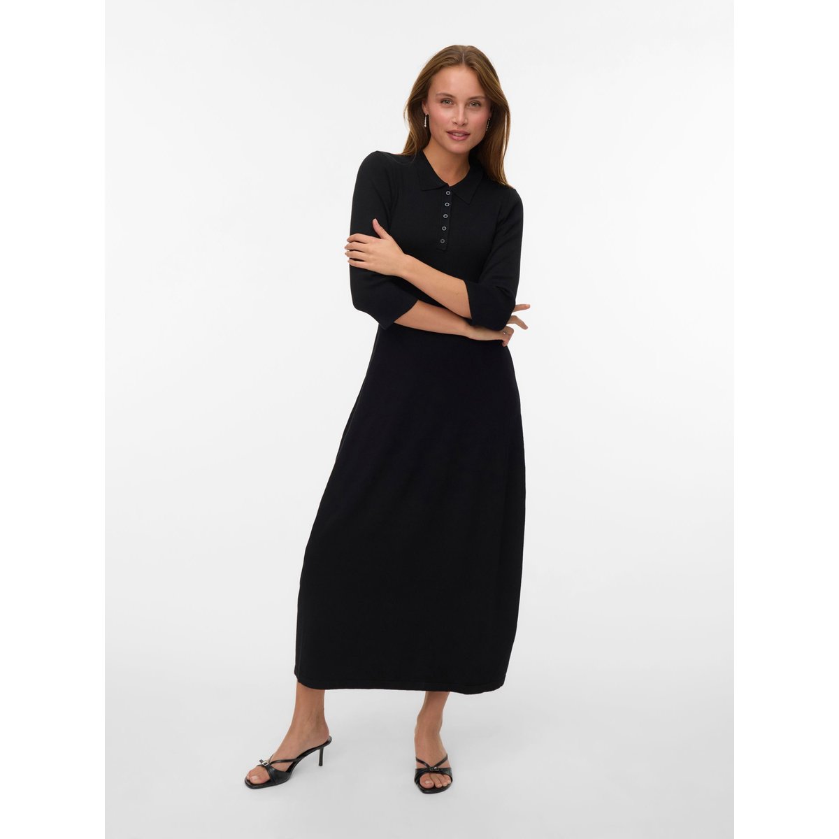 Robe En Maille noire - black, VERO MODA
