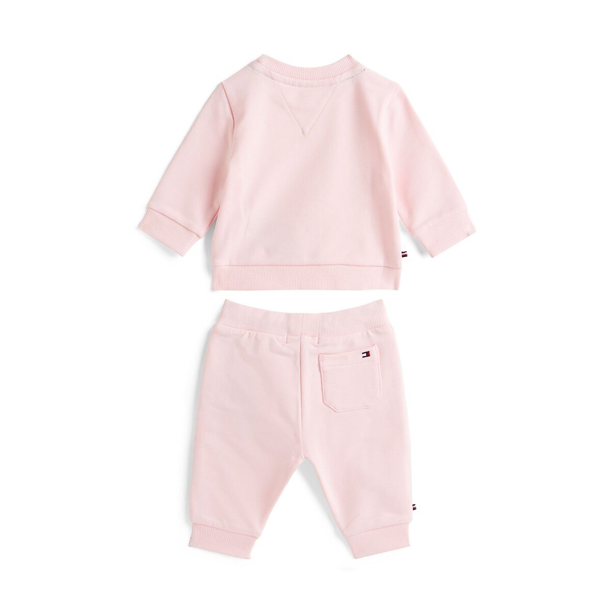 Ensemble sweat et jogging en molleton rose, TOMMY HILFIGER