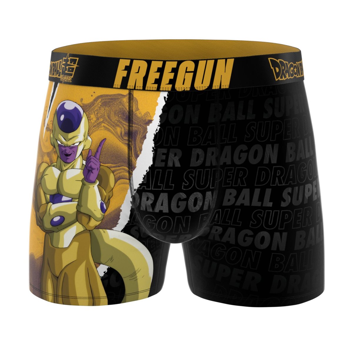 Lot De 4 Boxers Dragon Ball Super noir/violet/orange/bleu/or, FREEGUN