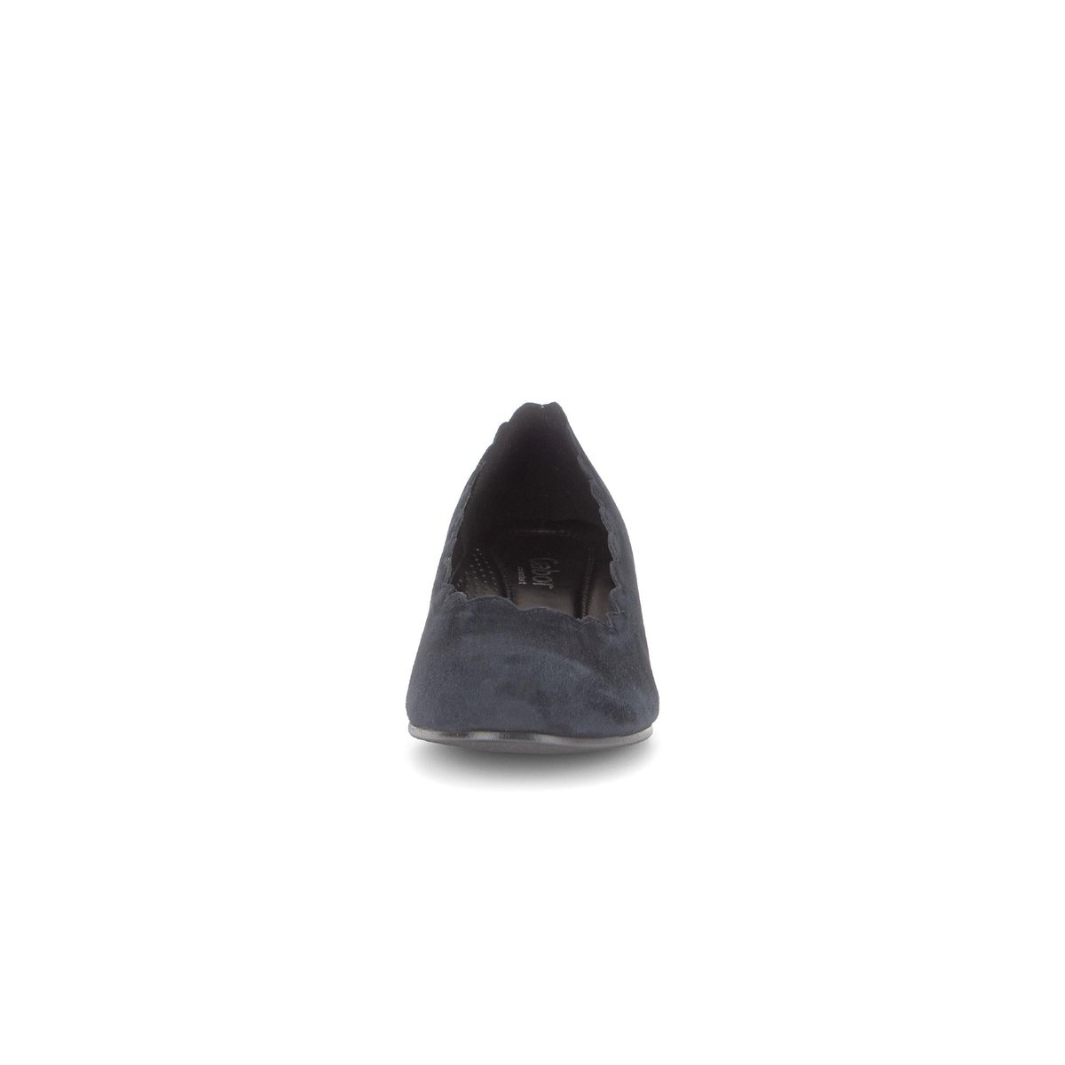 Escarpins en cuir à talon décroché bleu, GABOR