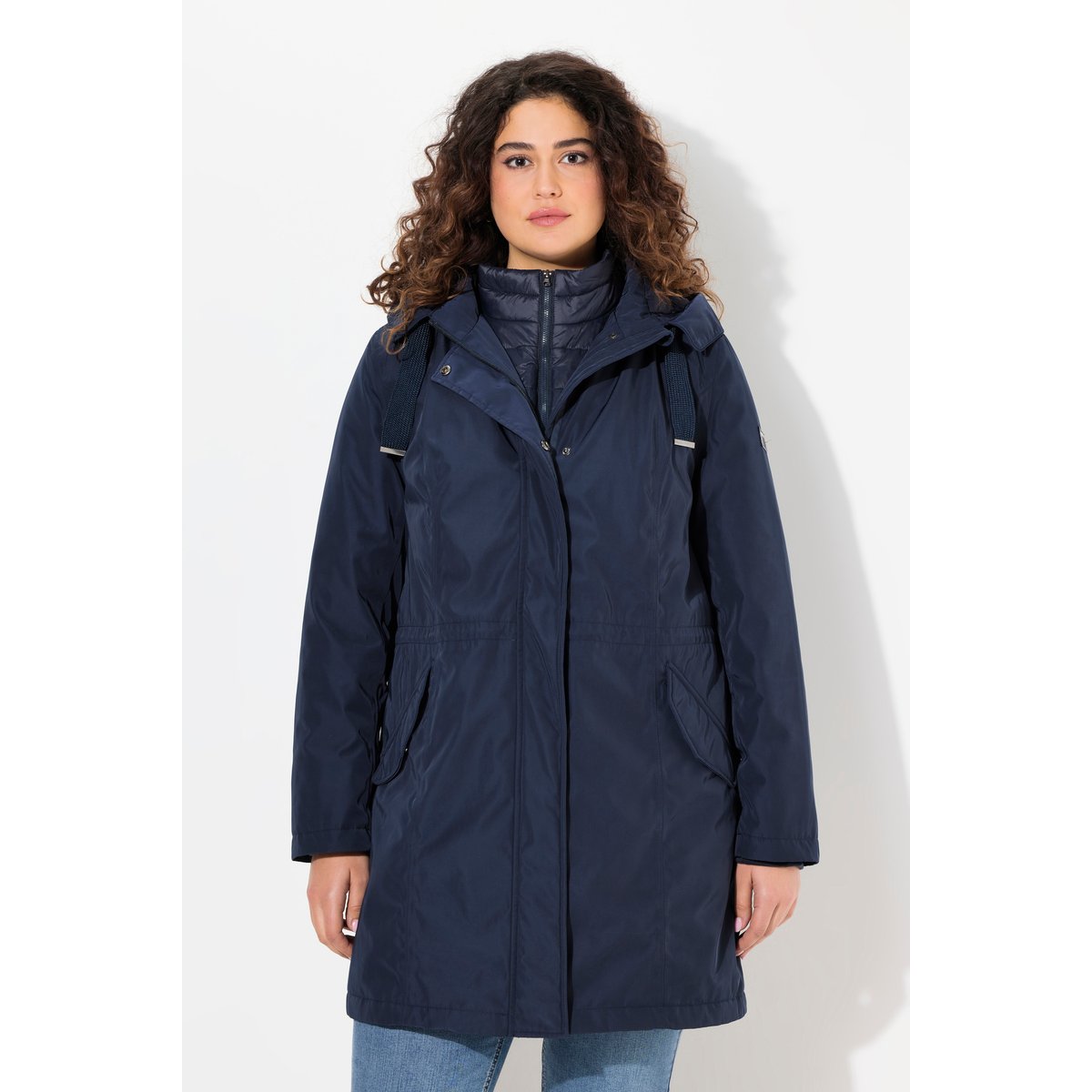 Parka Performance HYPRAR à capuche marine, ULLA POPKEN